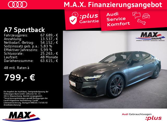A7 Sportback 55 TFSI e QTT S-LINE HD MATRIX+AHK+