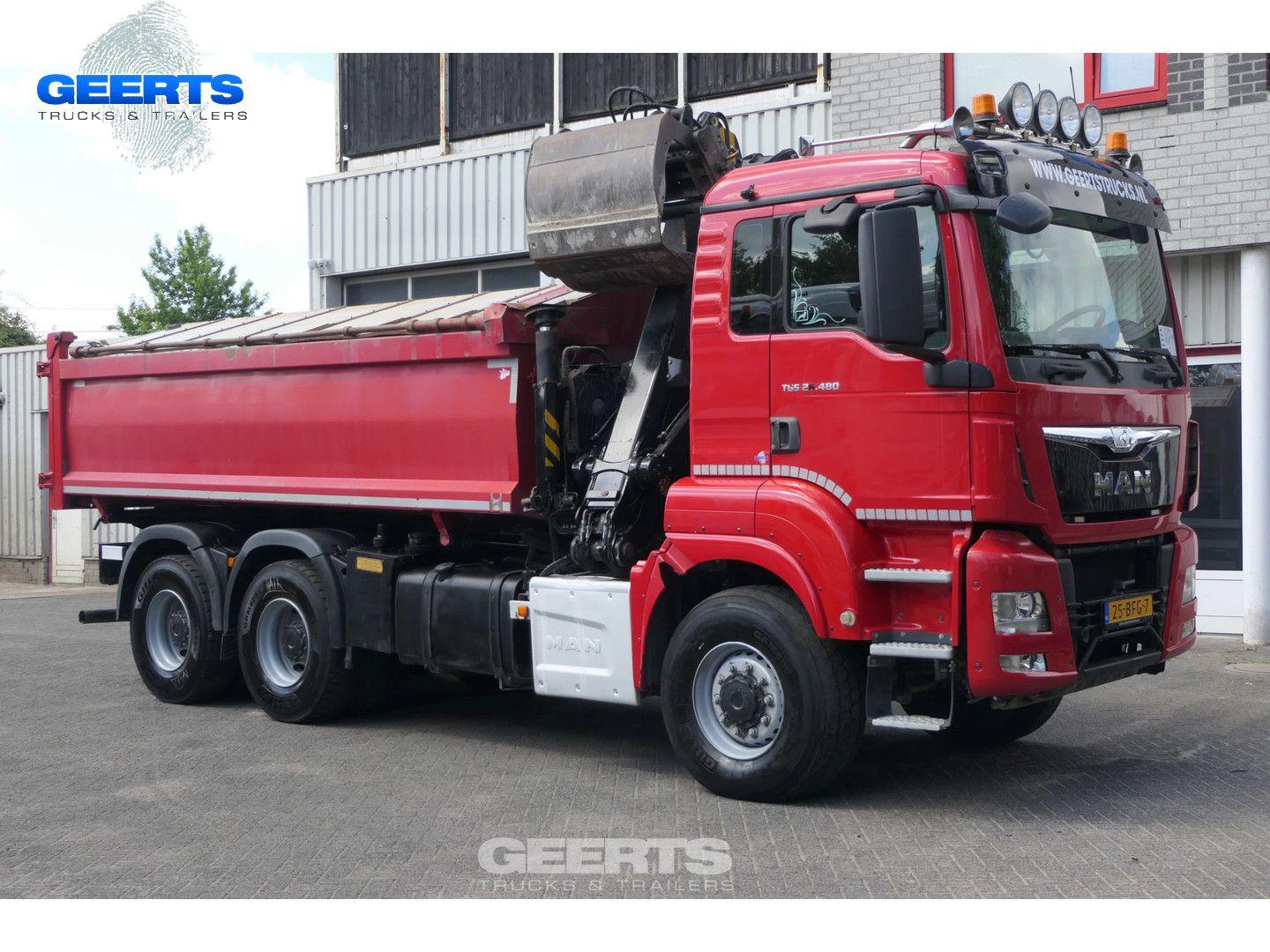 MAN TGS 26.480 | 6X6 | 2 Side Tipper + Hydraulic dus