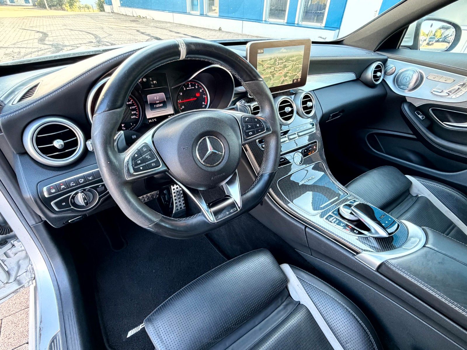 Mercedes-Benz C 63 S AMG Drivers_SporAb_HUD_360°_Burme_Keramik foto 12