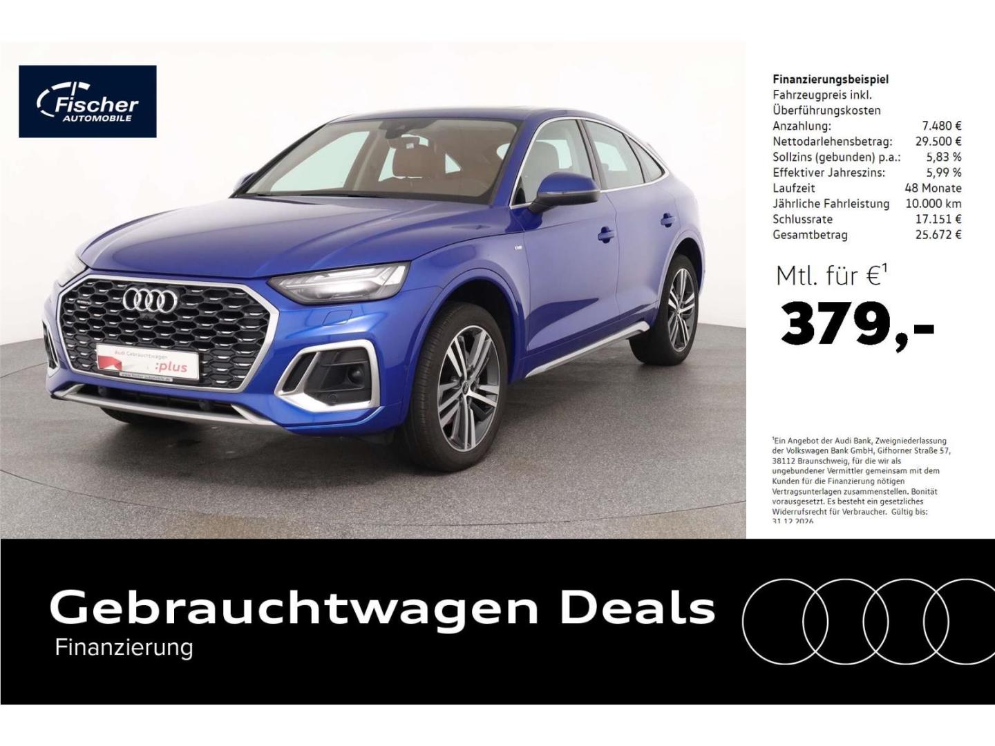 Audi Q5 Sportback 45 TFSI quattro S line AHK/Pano/HUD