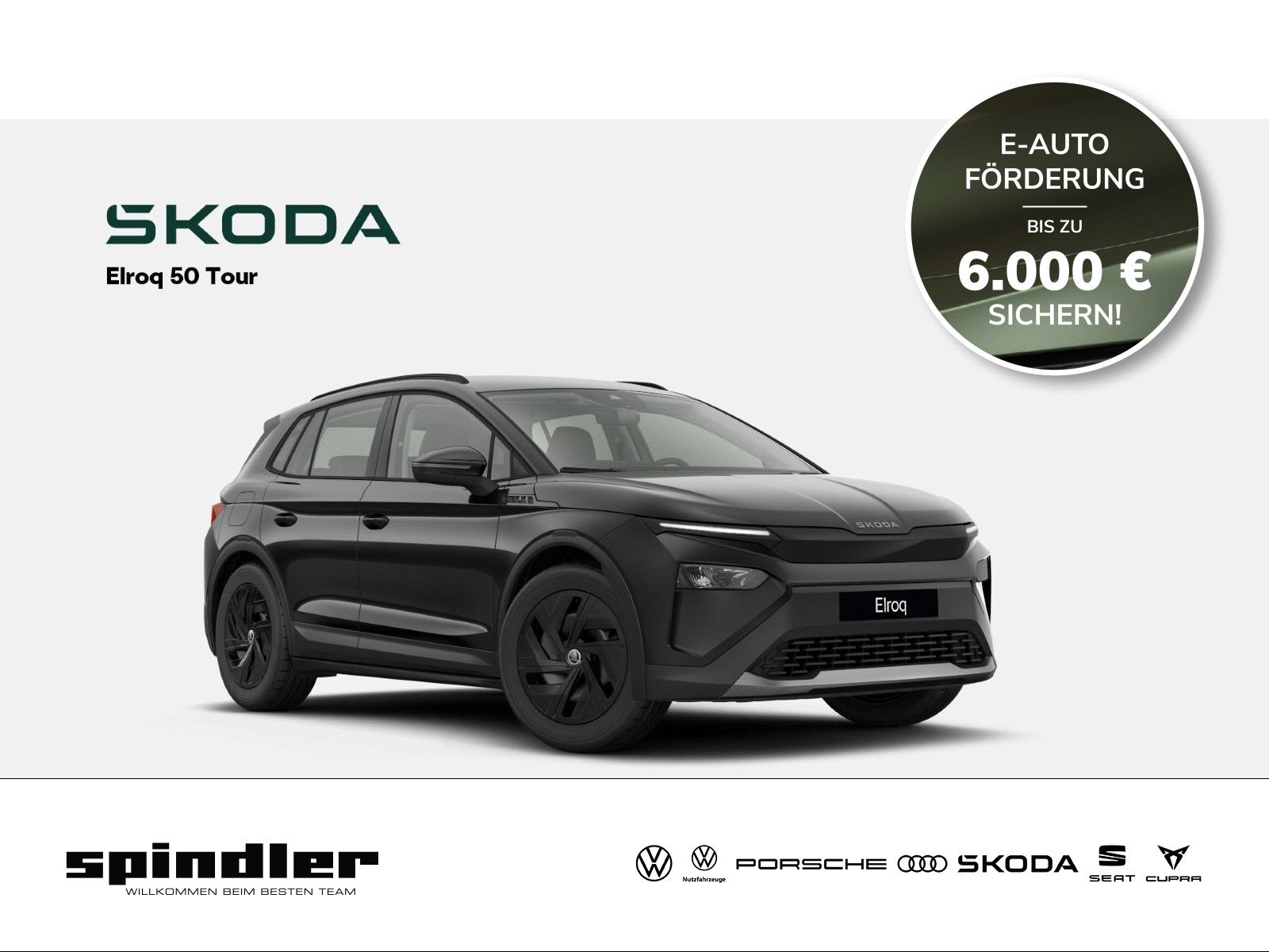 Skoda Elroq 50 55 kWh Batterie Elektromotor 125 kW 1-G