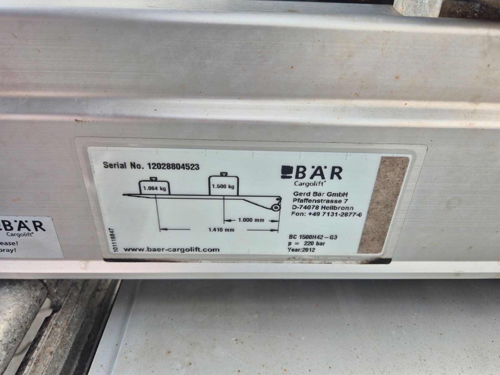 Fahrzeugabbildung Iveco Stralis AT190S31/FP CM BDF LBW unterfaltbar AHK