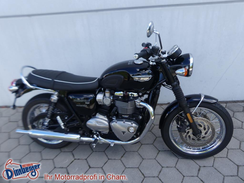 Triumph Bonneville T120 nur 11.185 km steht da wie neu