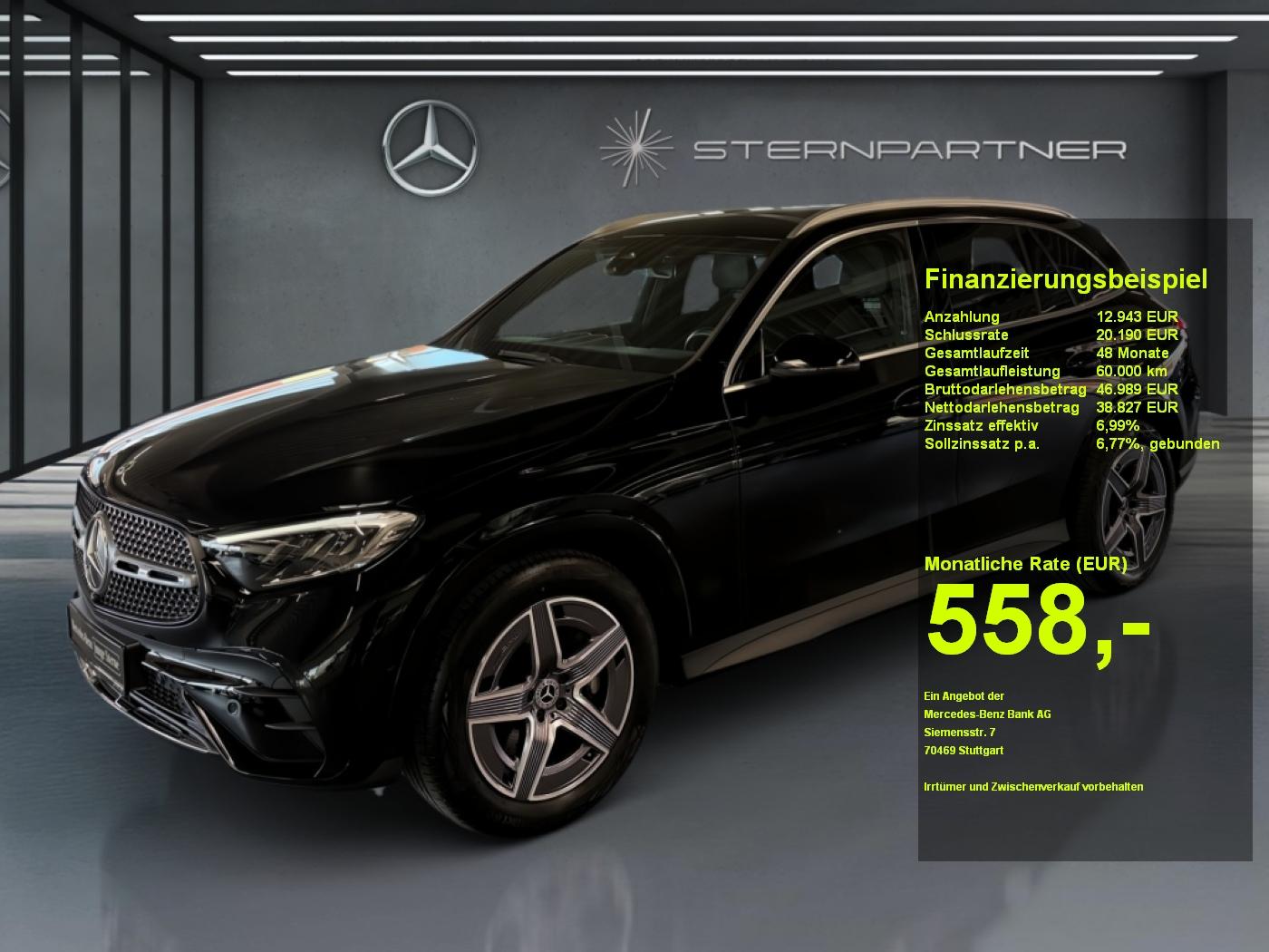 Mercedes-Benz GLC 300 d 4M AMG+MBUX+LED+DISTRONIC+AMBIENTE+AHK