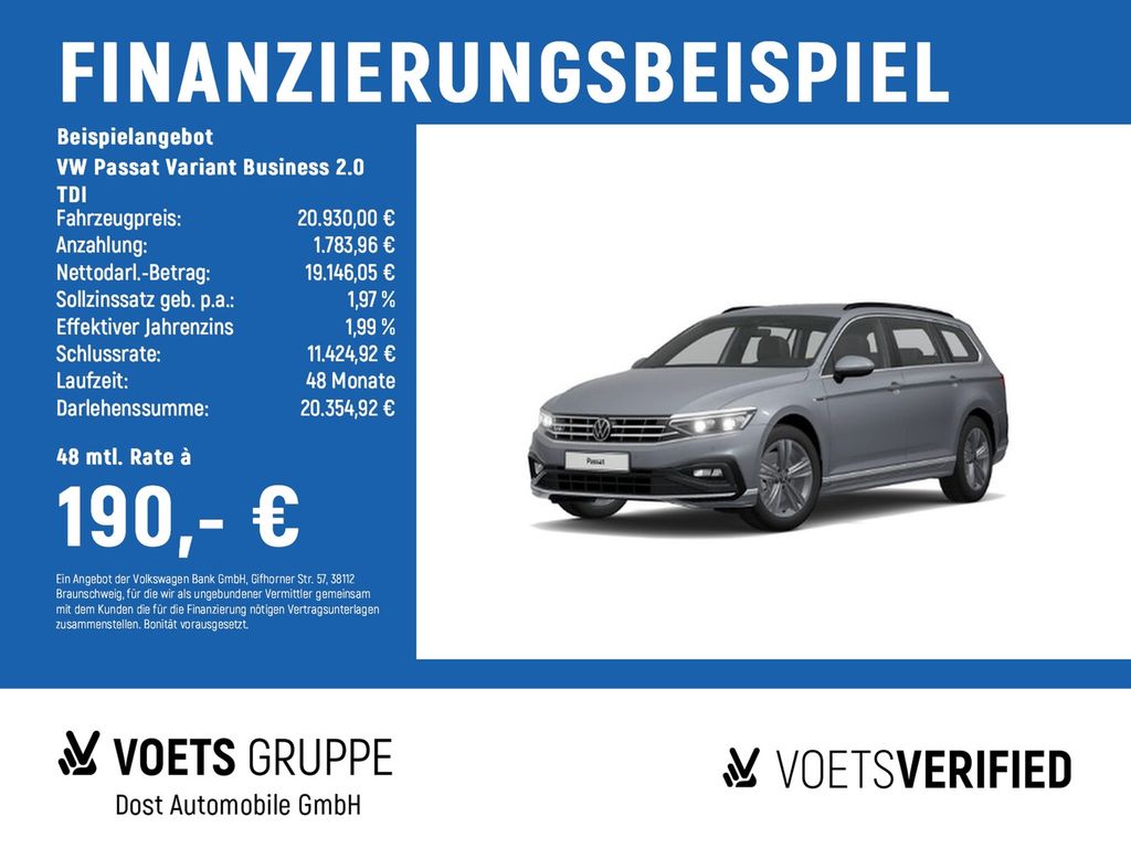 Passat Variant Business 2.0 TDI NAVI+SHZ+ACC