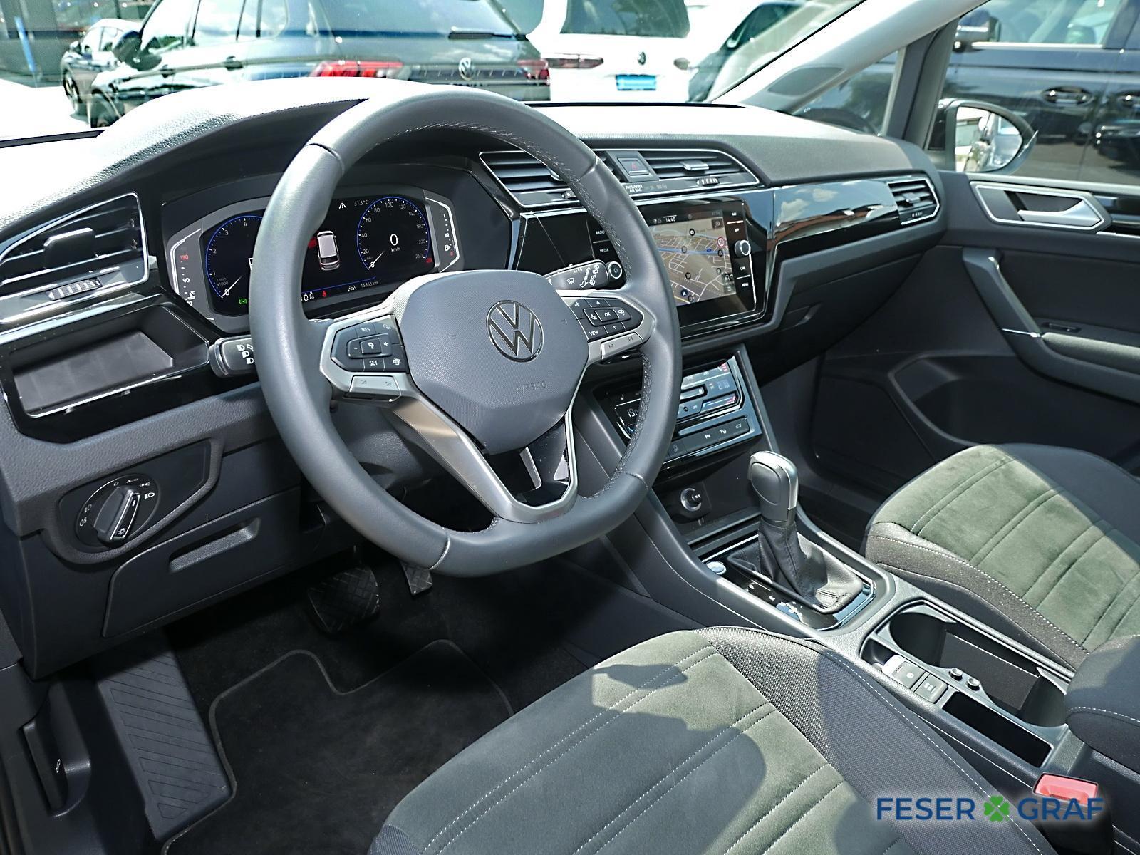 Volkswagen Touran 1.5 TSI Highl. DSG 7Si AHK LED Navi RüKa, миниатюра 8