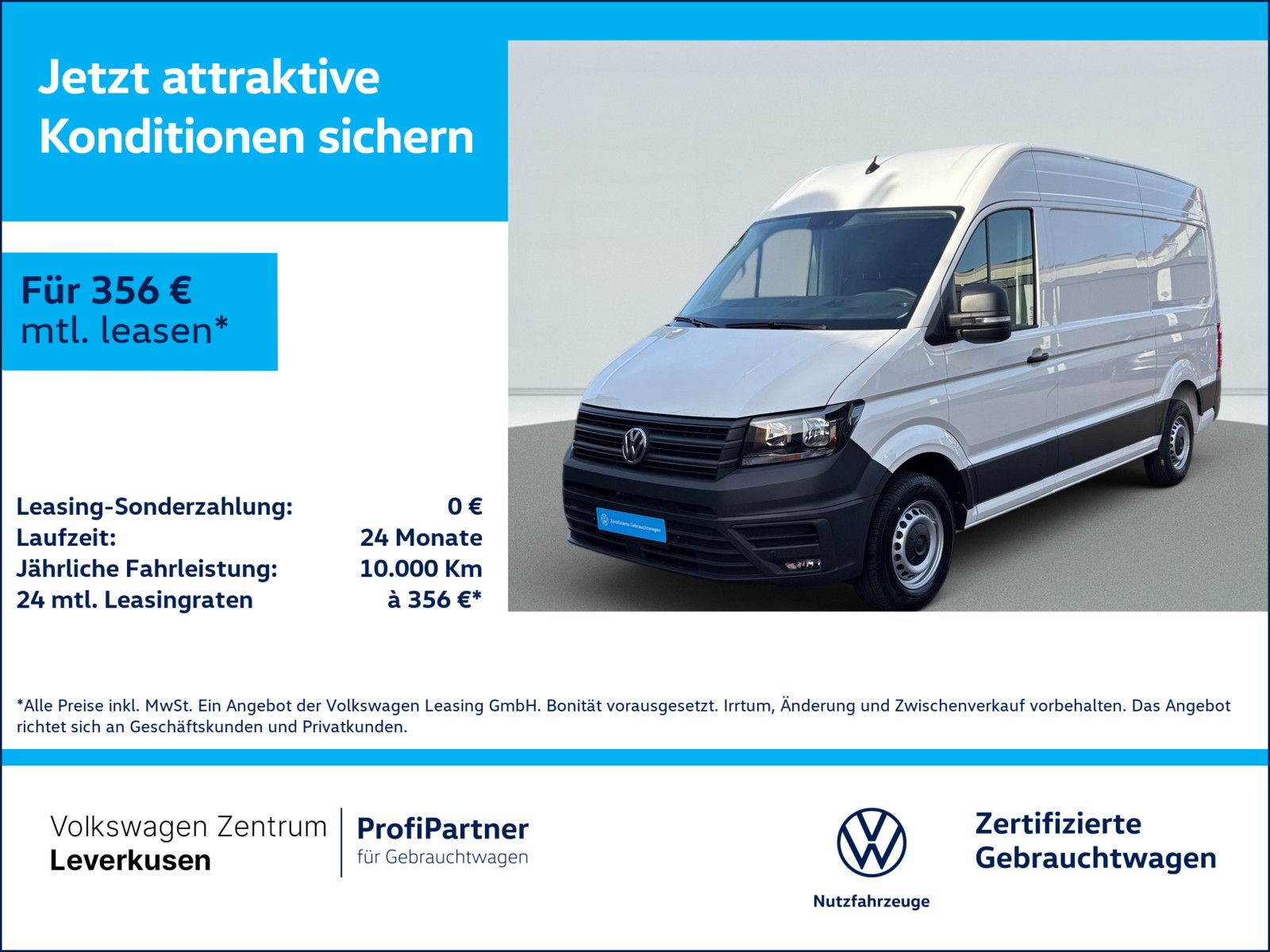 Volkswagen Crafter Kasten L2H2 NAVI KAM SHZ CARPLAY PDC