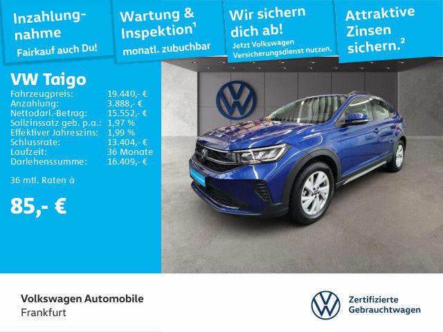 Volkswagen Taigo 1.0 TSI Navi LED FrontAssist LaneAssist