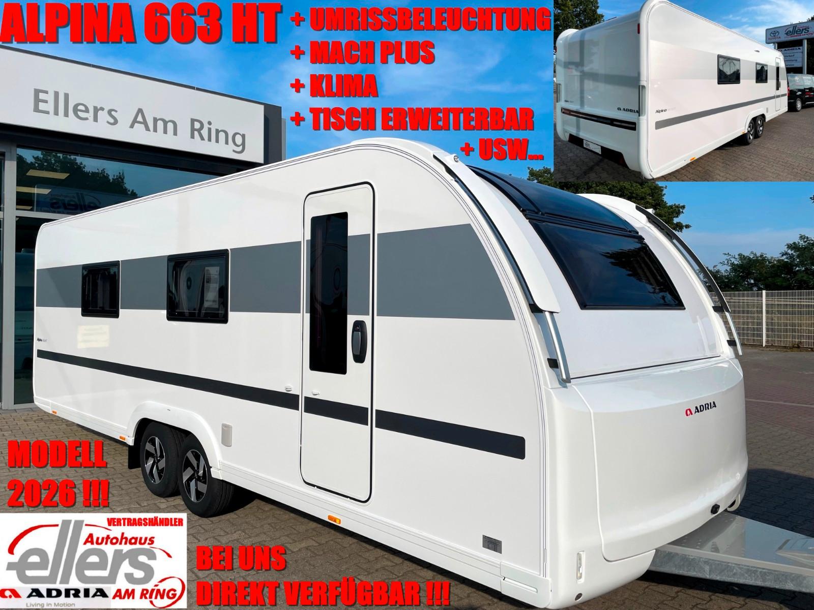Adria ALPINA 663 HT KLIMA TISCHER UMRISSB GASK LM 2026