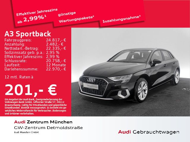 Audi A3 Sportback 40 TFSI e S tronic advanced Virtual