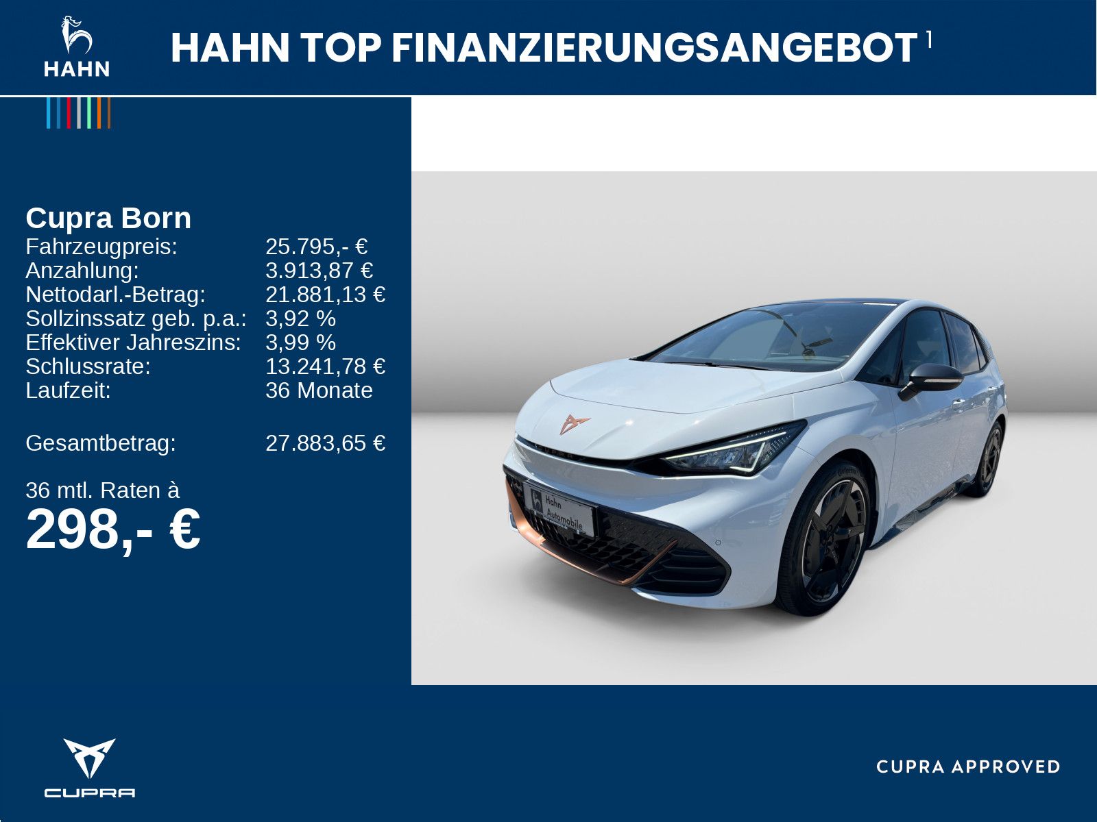 Cupra Born 150 WäPu Nav Pano ACC LED Cam Beats Keyless foto 2