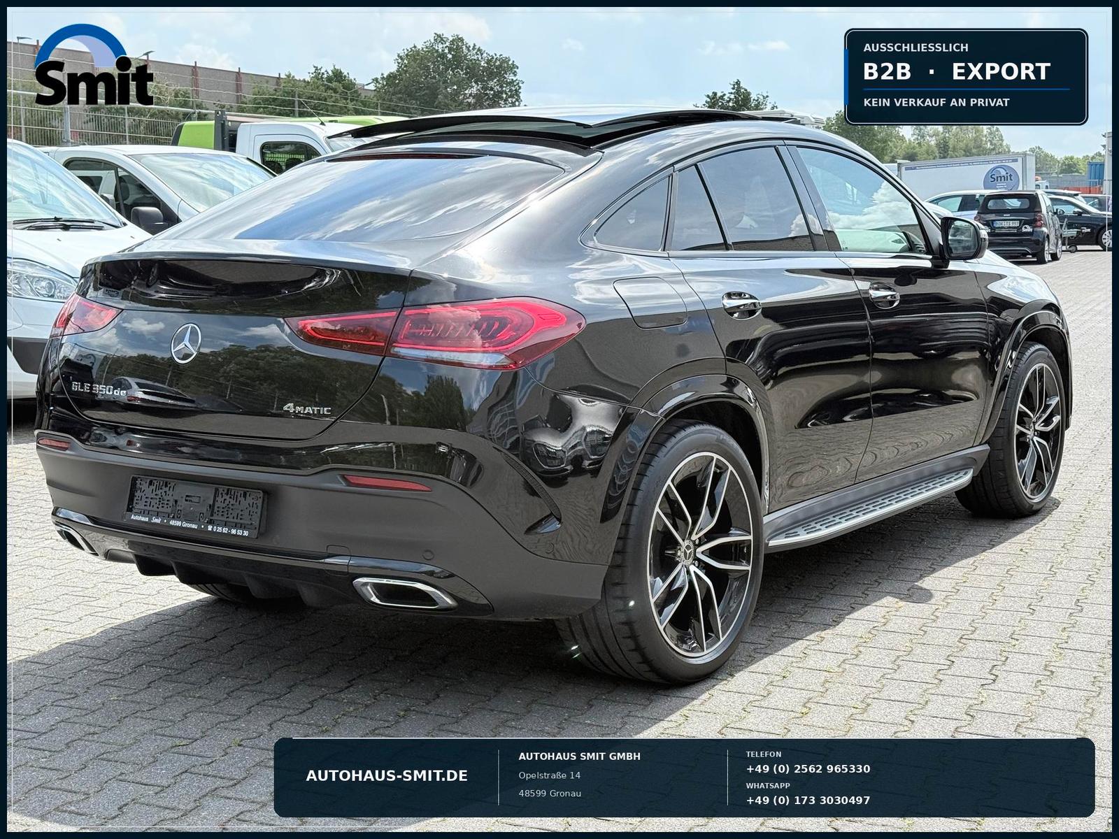 Mercedes-Benz GLE 350de Coupe AMG Night*Panorama*Airmatic*HuD