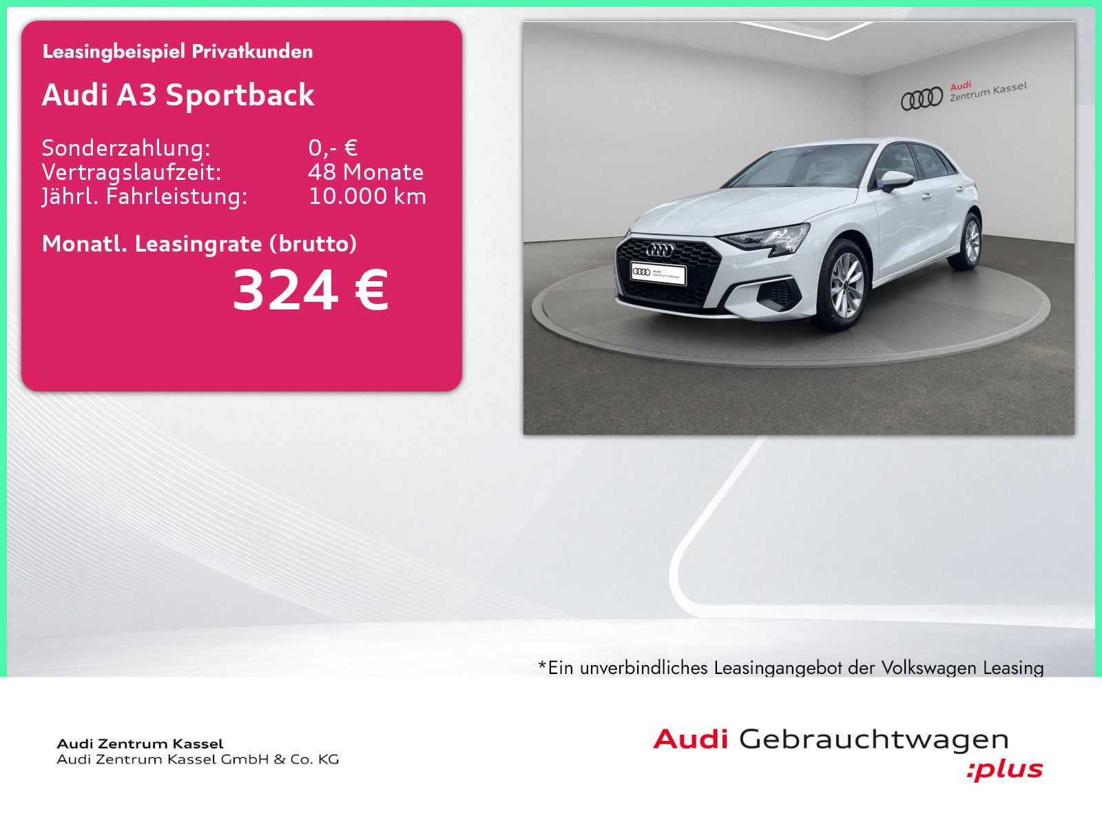 Audi A3 Sportback 30 TDI LED PDC+ Navi Carplay