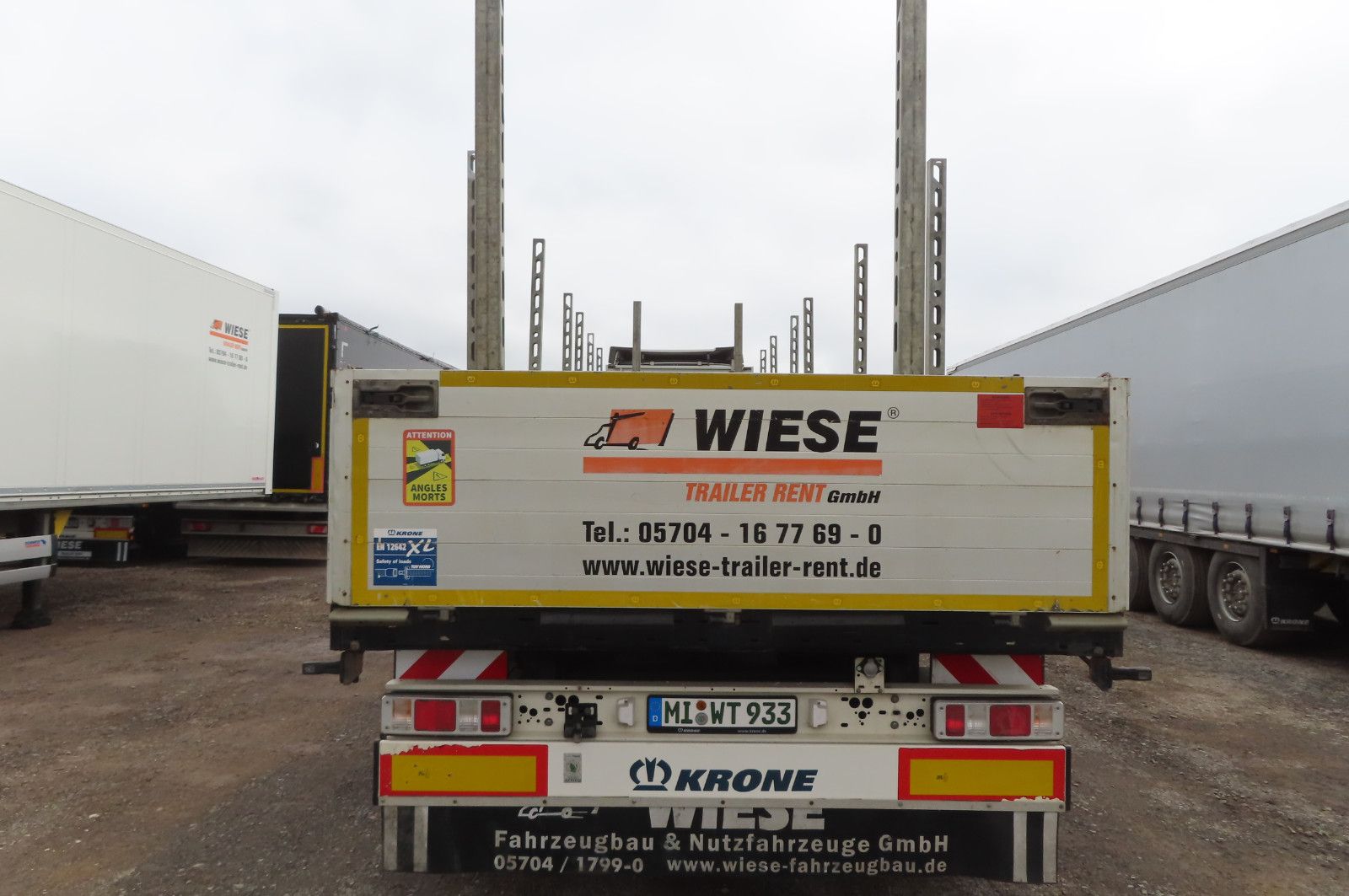 Fahrzeugabbildung Krone Stahlmattenauflieger