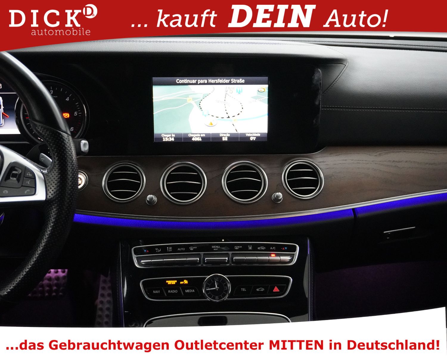 Fahrzeugabbildung Mercedes-Benz E220d 9G 2X AMG Line NIGHT+LUFT+BURMES+KAM+STDHZ
