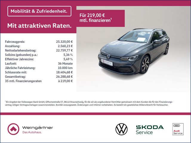 Golf Variant 1.5 eTSI R-Line, BlackStyle, Navi,