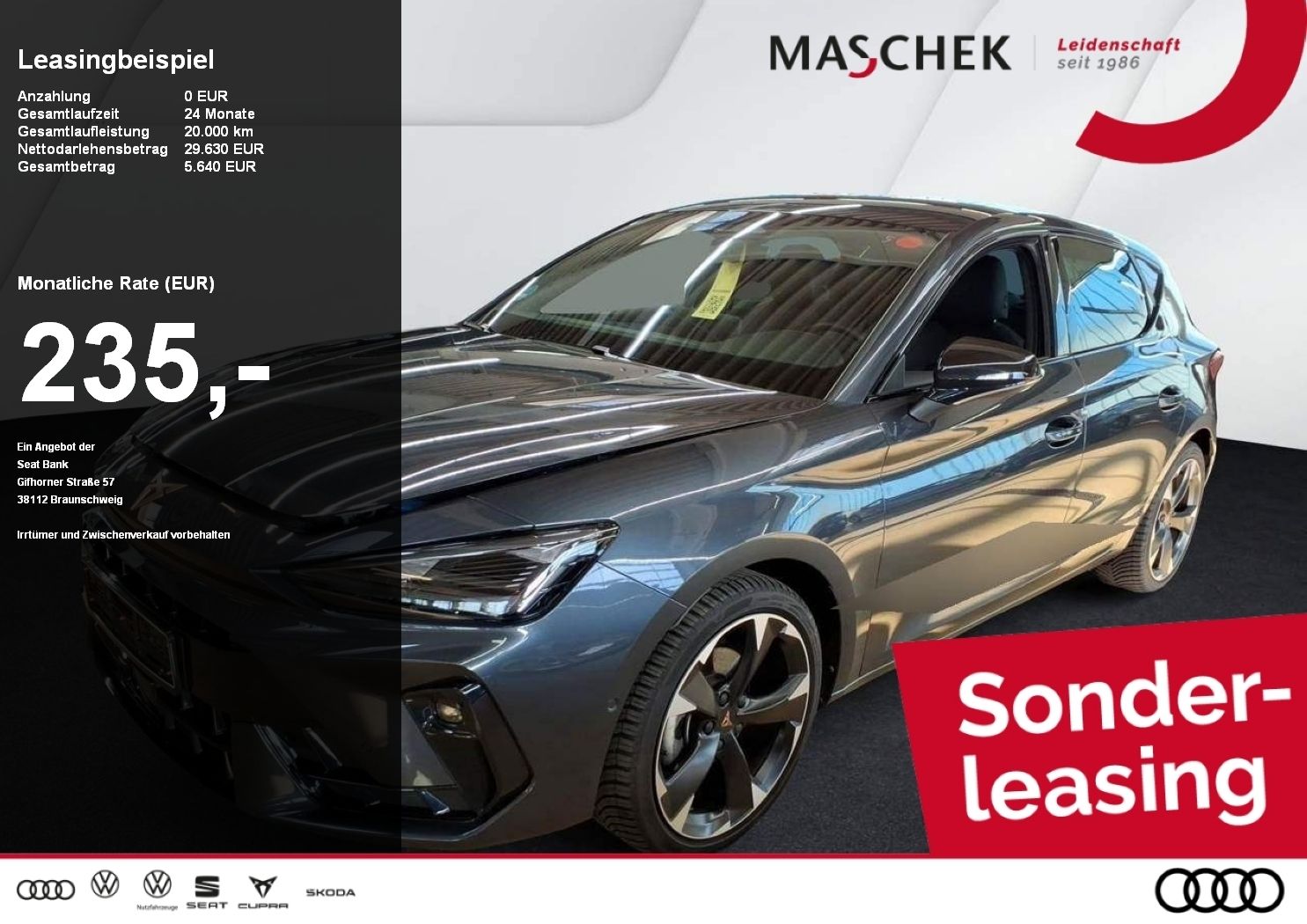 Cupra Leon 1.5 eTSI DSG Navi RearView ACC Sitzh. ACC