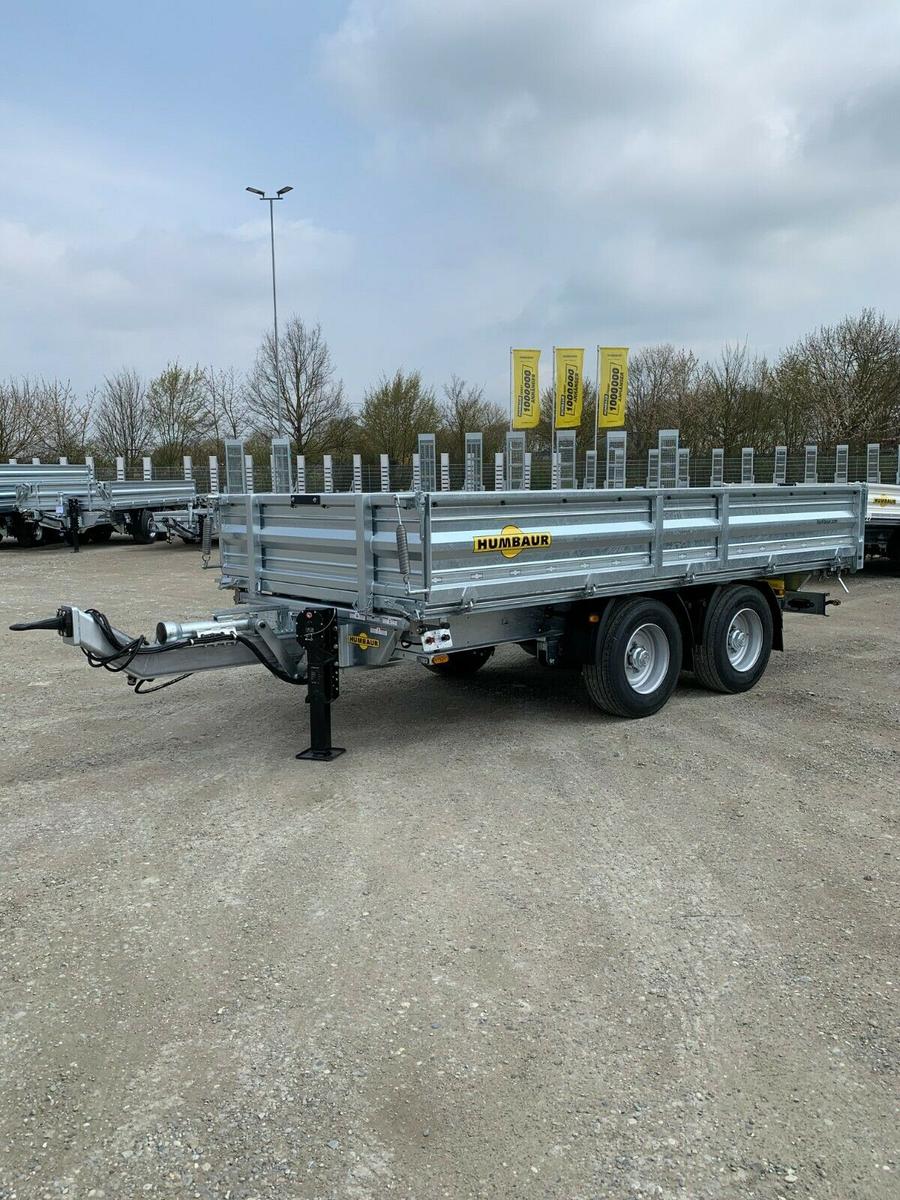 Humbaur 14,4 to Kipper / autom. RW-Öffnung / Rampenfach