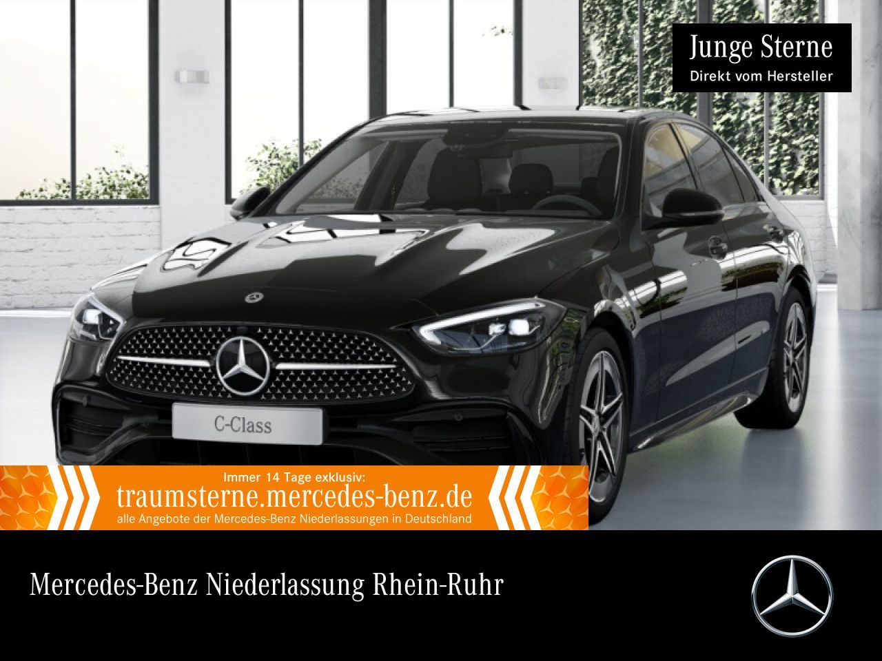 MERCEDES-BENZ C 180 AMG ADVANCED/NIGHT/TOTW/MBUX/LED/SPIEGEL