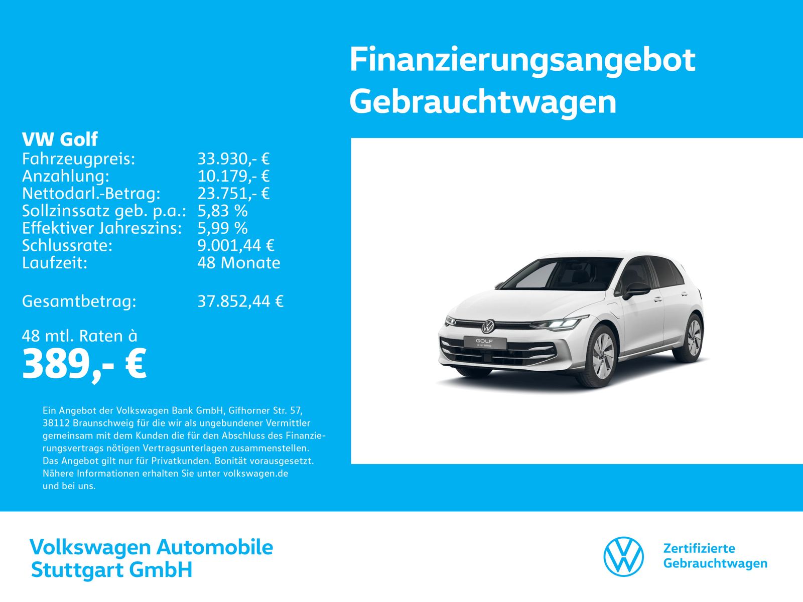 Volkswagen Golf VIII Energy 1.5 TSI eHybrid 150 kW foto 1