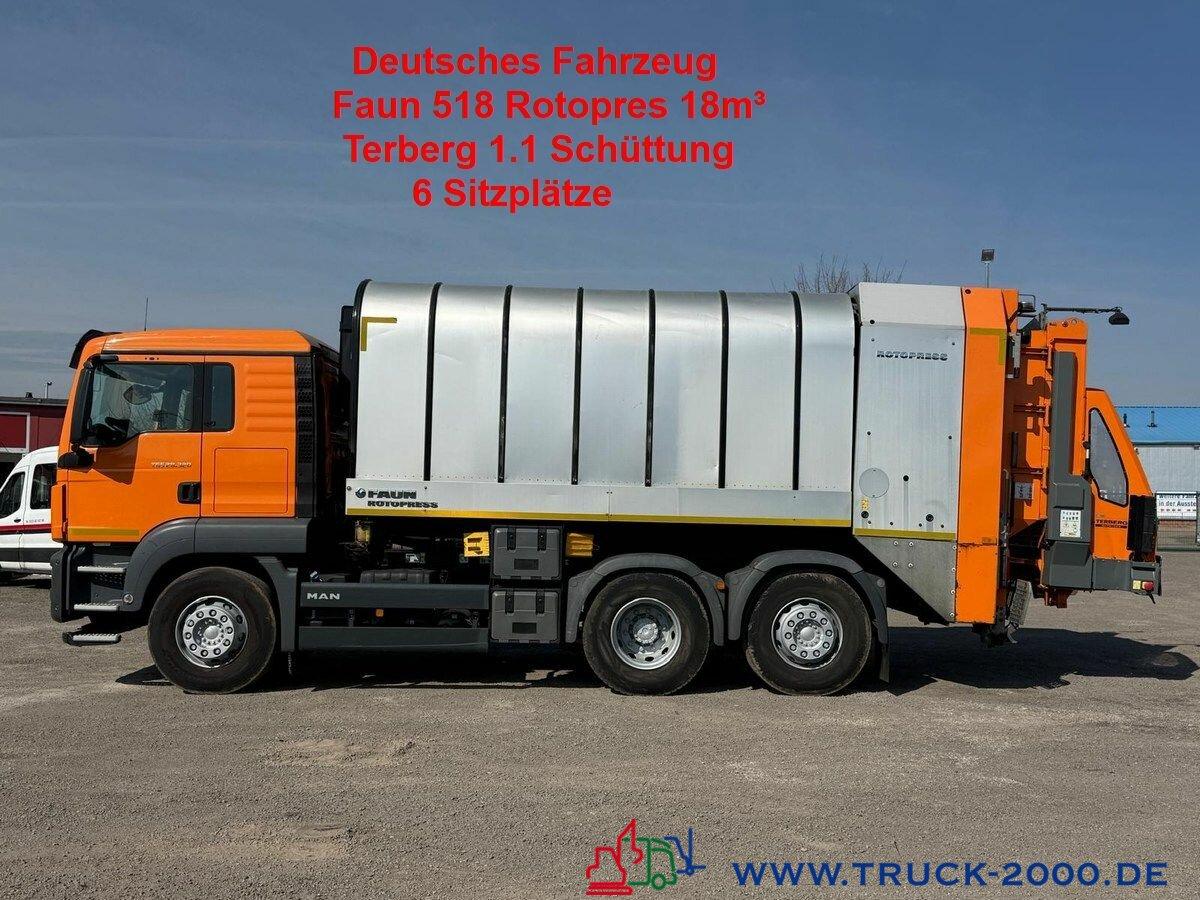 MAN TGS 28.320 Faun Rotopress 518 Terberg Schüttung