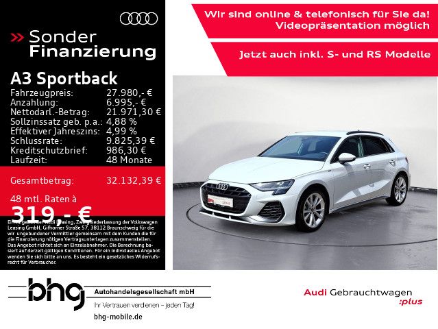Audi A3 Sportback 35TFSI S tronic S line AHK Navi con imagem 2
