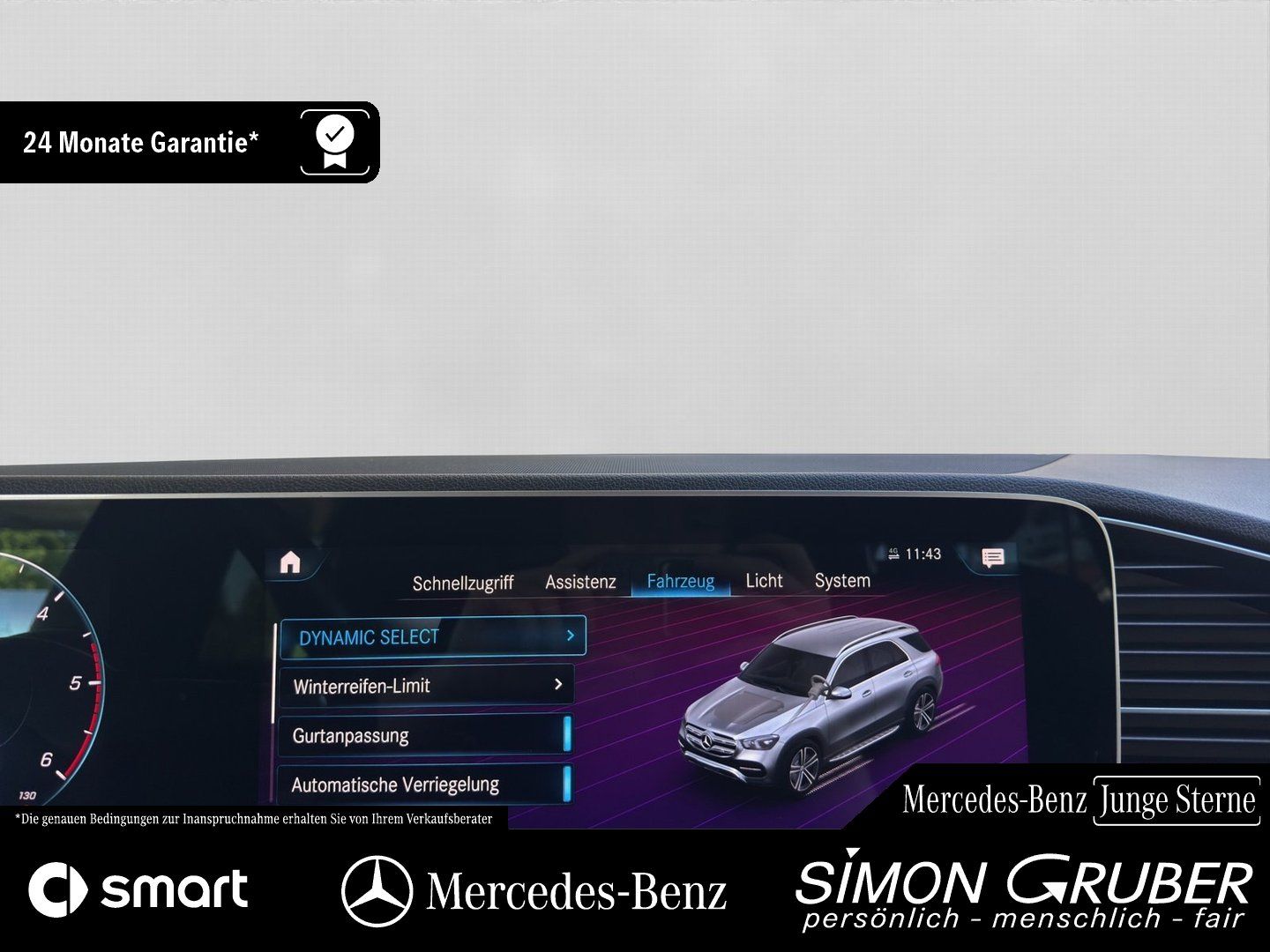 Fahrzeugabbildung Mercedes-Benz GLE 300 d 4M AMG Night Pano Burm 360 AHK LED 20"