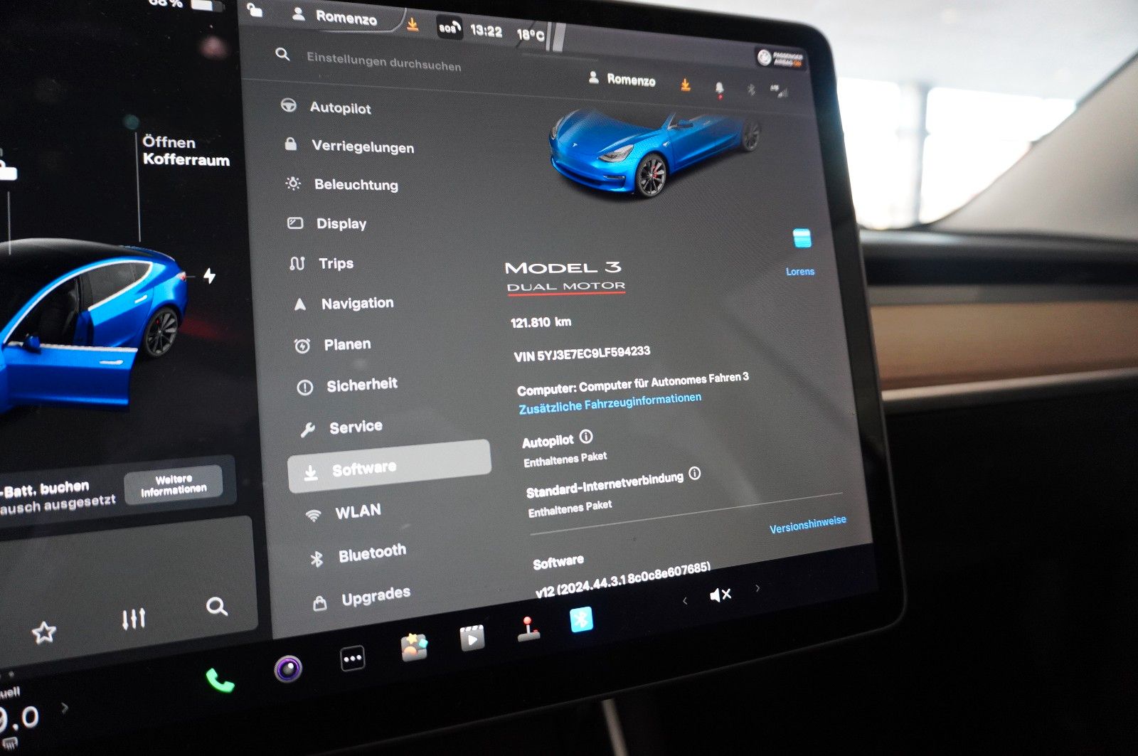 Fahrzeugabbildung Tesla Model 3 PERFORMANCE DUAL-MOTOR NAVI/LED/KAMERA