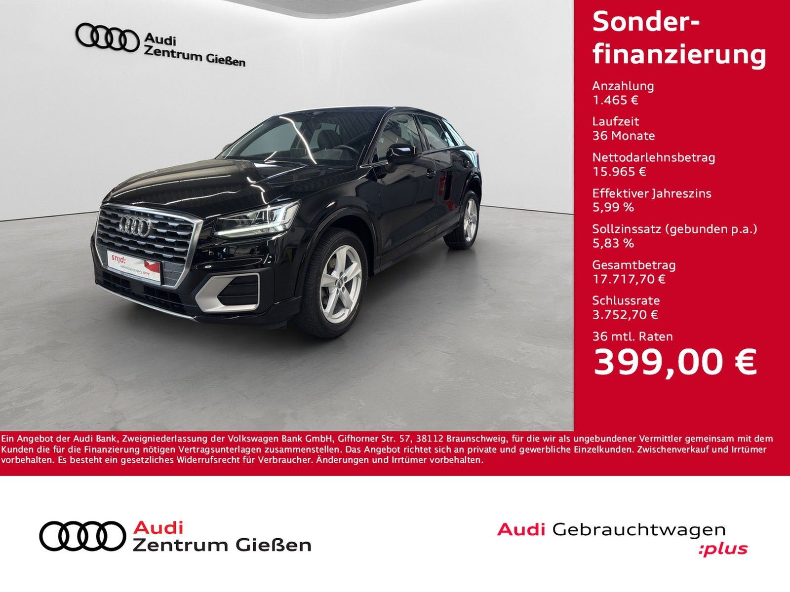 Audi Q2 35 TFSI sport AHK LED Navi imagem 2