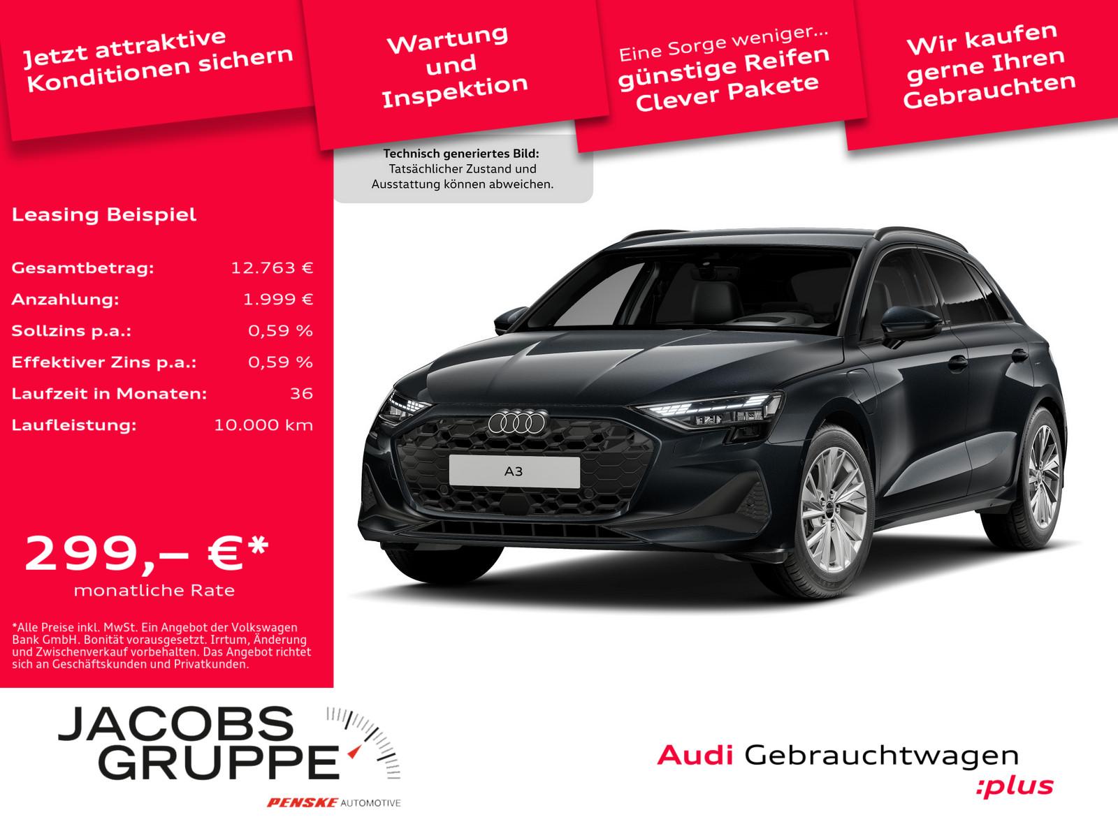Audi A3 Sportback 40TFSIe HuD/SONOS/Navi+/LED/ACC/VC+