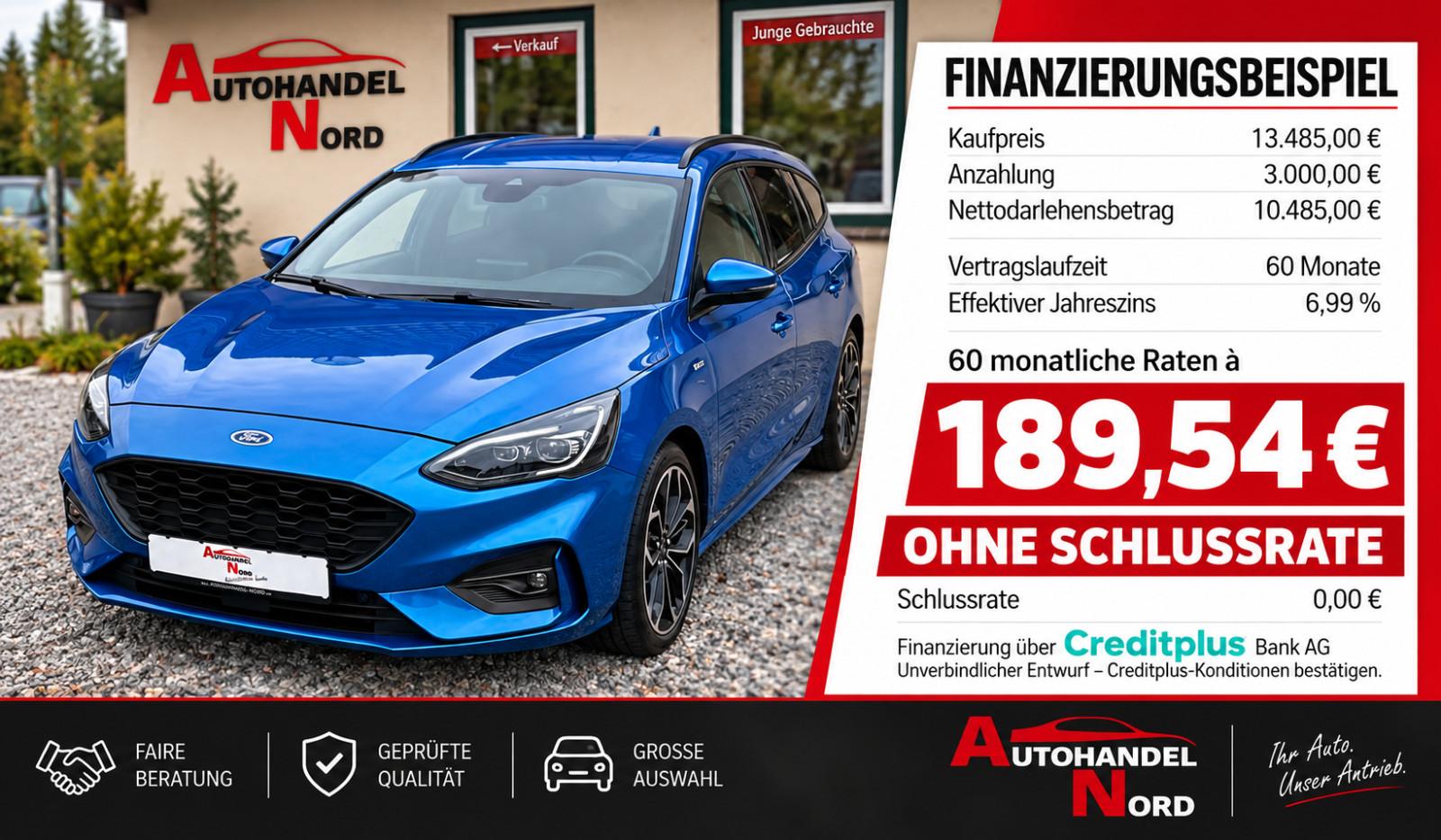 Ford Focus Turnier ST-Line B&Q Klima Navi Sitzheizung