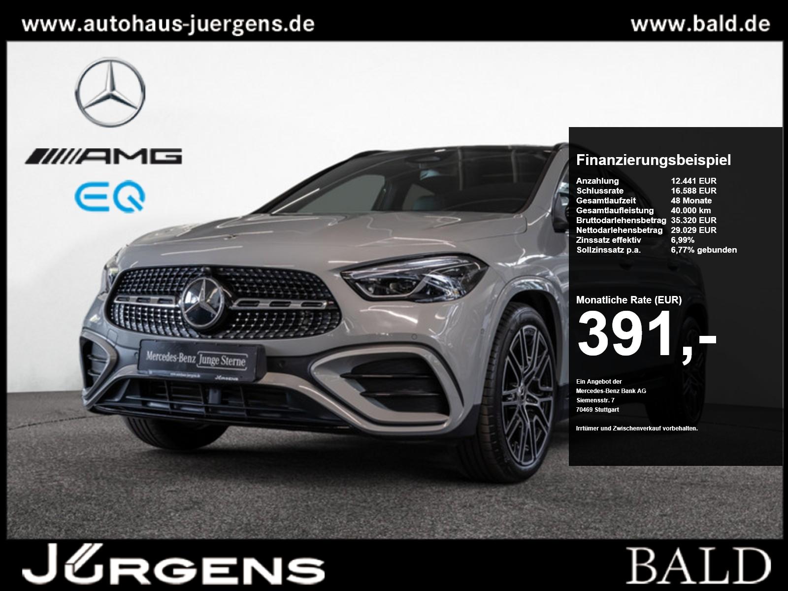 Mercedes-Benz GLA 4M AMG-Sport/MLB/Pano/AHK/Night/Distr/20