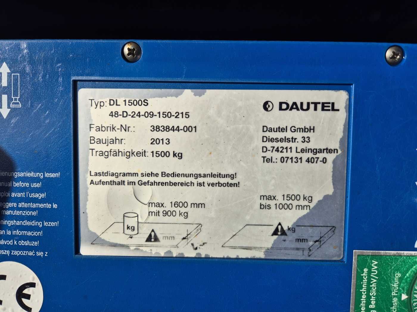 Fahrzeugabbildung MAN TGM 12.290 4x2 LL LBW Dautel Klima Kamera