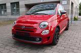 Fiat 500 S Cabrio Leder Navi Tüv und Service Neu!!! - Fiat 500: Rot, Cabrio