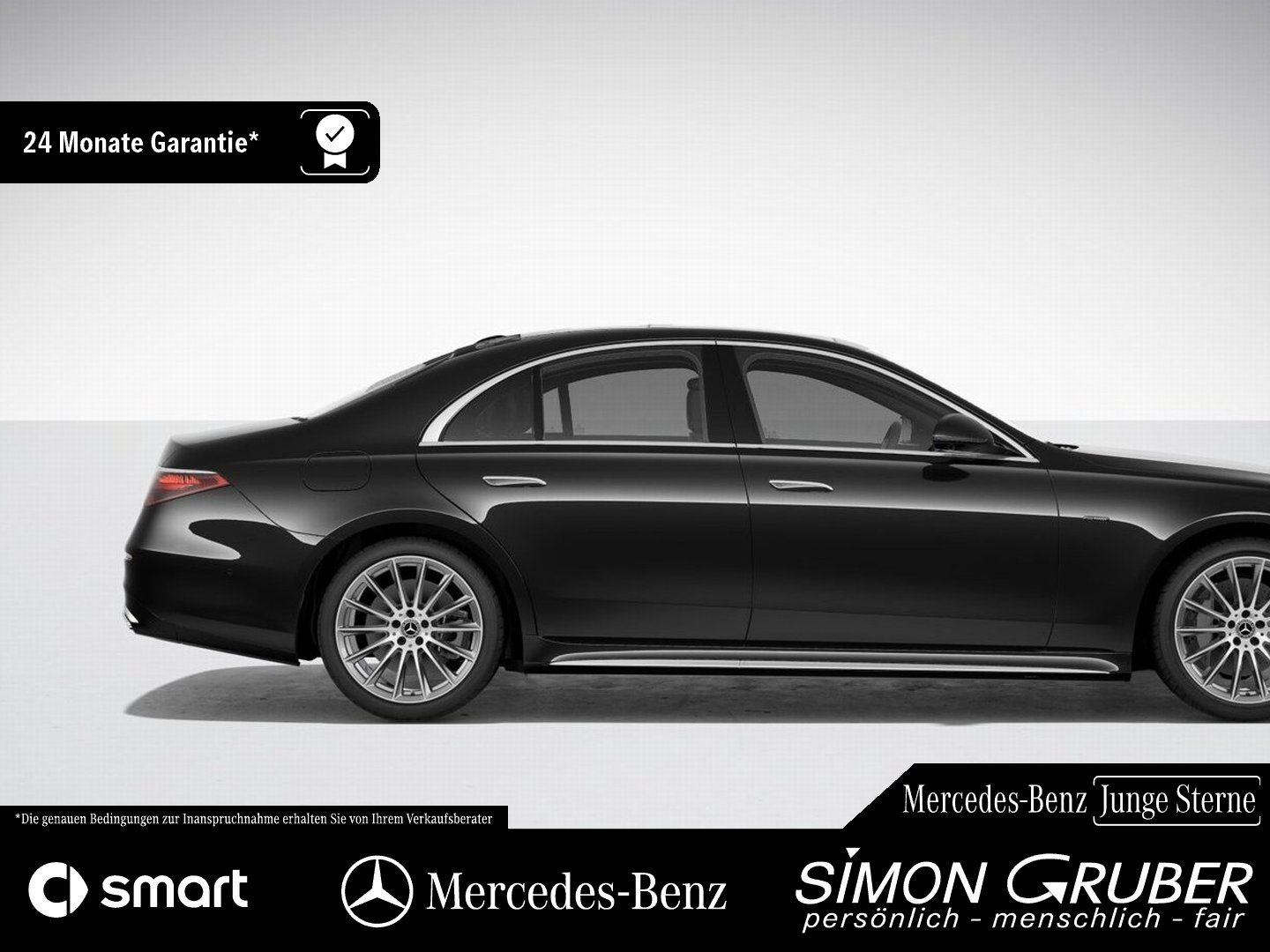 Fahrzeugabbildung Mercedes-Benz S 450 e AMG Chauffeure 4*Massage Guard 360 Burm