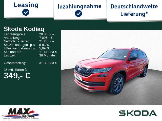 Kodiaq 2.0 TDI 140kW Sportline 4x4 KAM*LED*NAVI