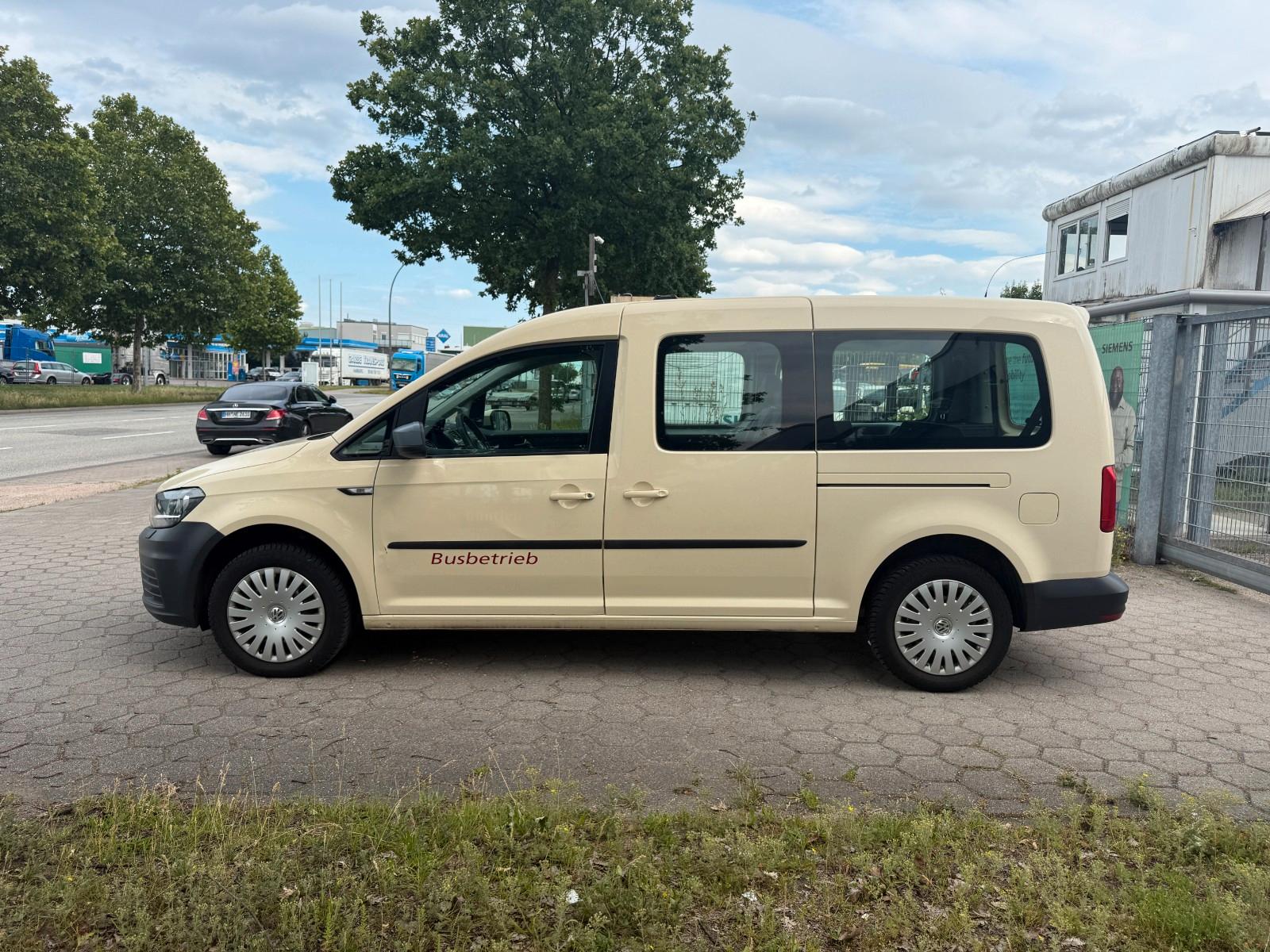 Volkswagen Caddy Maxi-7 Sitze-Rollstuhl-COC-TÜV-TOP