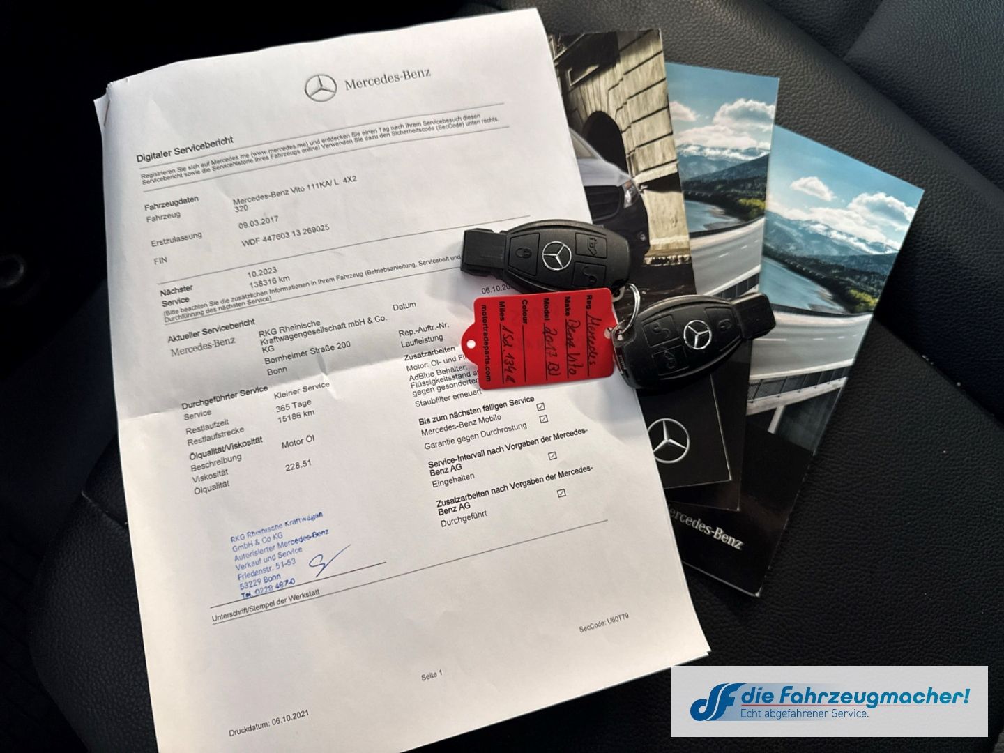Fahrzeugabbildung Mercedes-Benz Vito Kasten111 CDI Lang SHZ Temp PDCv+h Leder Be