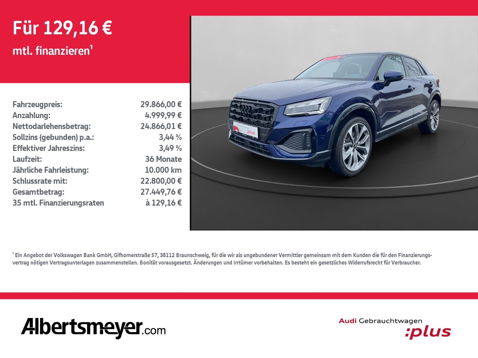 Audi Q2 35 TFSI +AHK+MATRIX+OPTIKPAKET