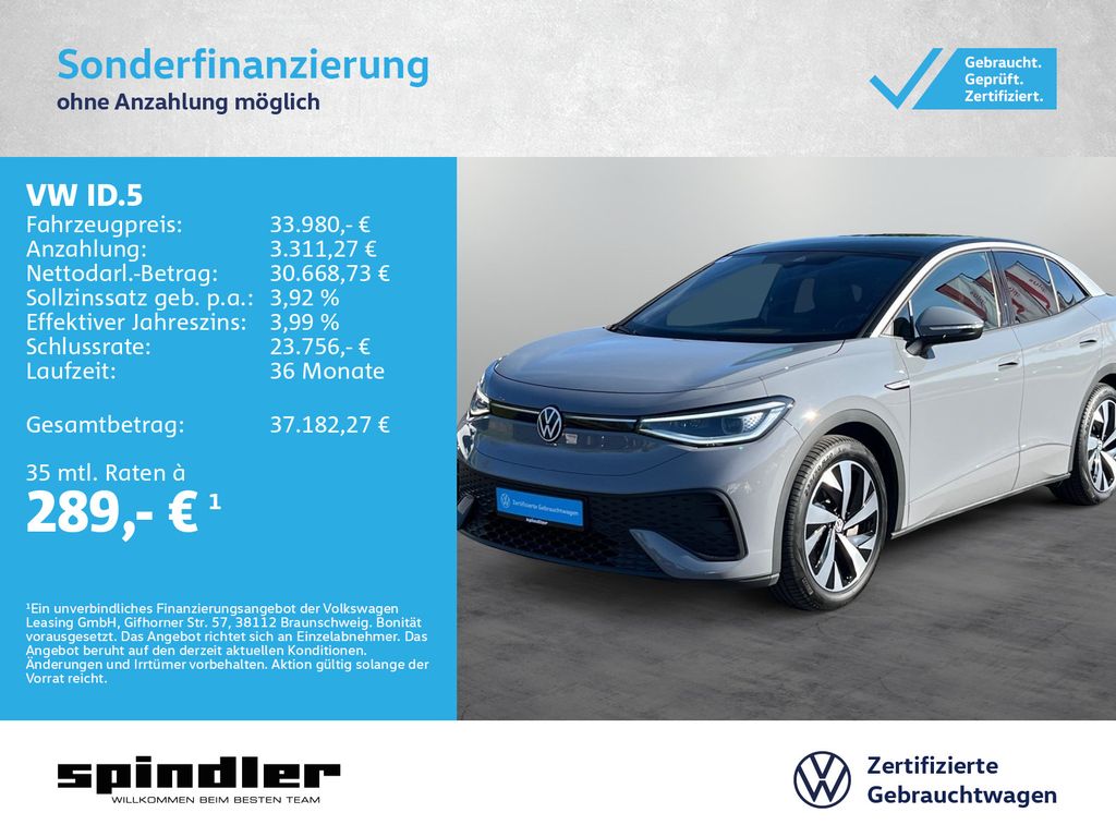 ID.5 Pro/ Matrix, CarPlay, Standklima, 360°, AHK