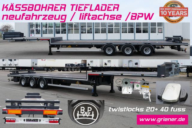 Kässbohrer K.SPJ3 / JUMBO PLATTFORM / BPW /LIFT/ CONTAINER