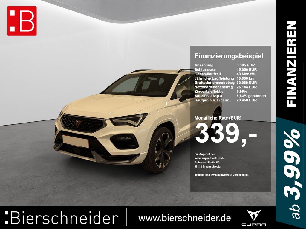 Ateca 2.0 TSI DSG 4Drive VZ LED NAVI AHK ACC PAR