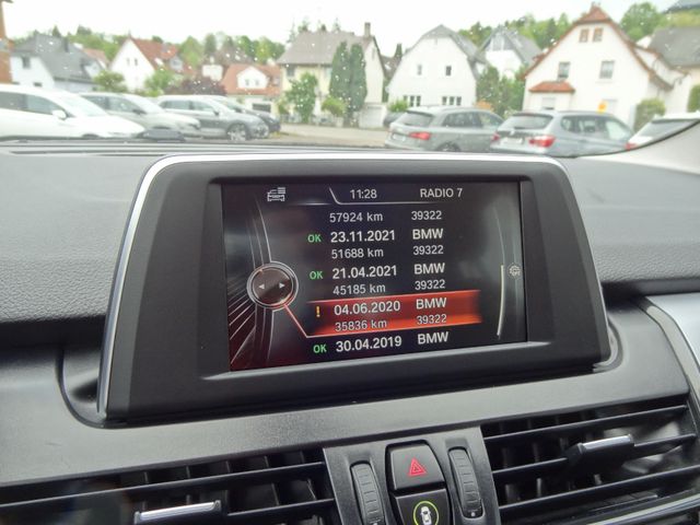 Fahrzeugabbildung BMW 218 Gran Tourer/1.Hd/Kam/SitzH/95TKM/Alu/