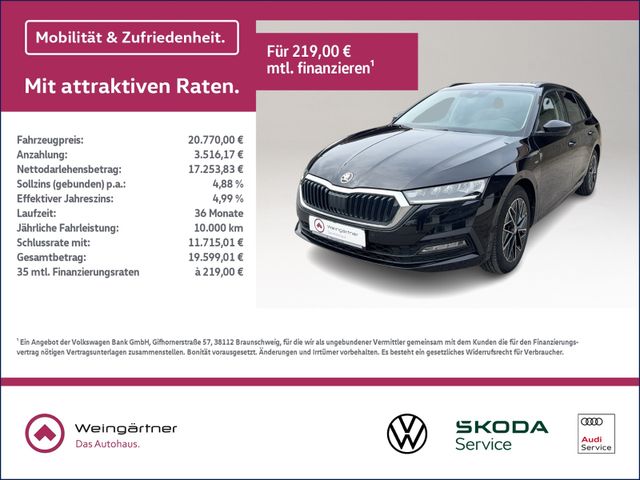 Octavia Combi Clever 2.0 TDI, RearView, LED, SUN
