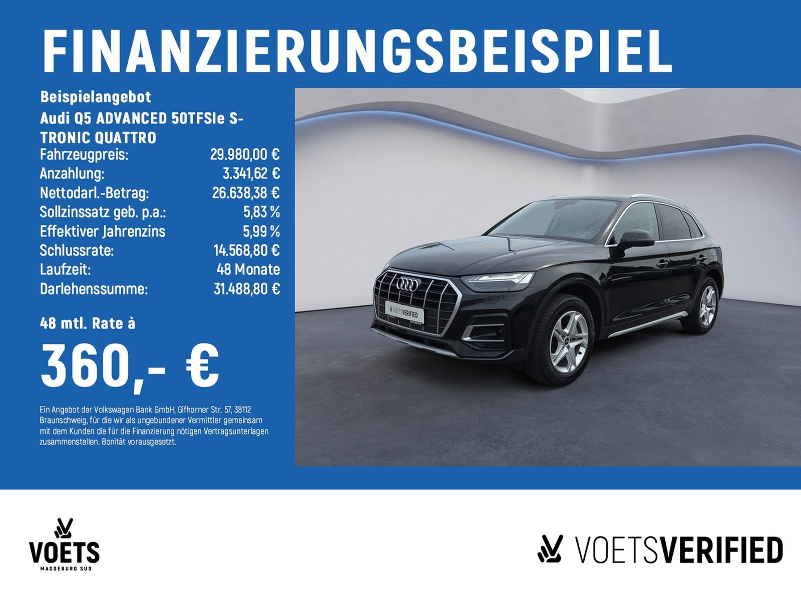 AUDI Q5 ADVANCED 50TFSIe S-TRONIC QUATTRO MATRIX+AHK+