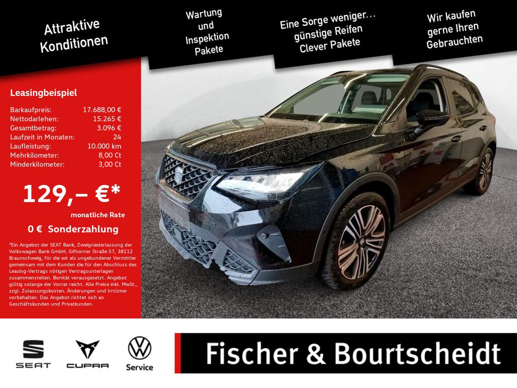 Seat Arona 1.0 TSI Style Edition KAMERA FACEL. LED