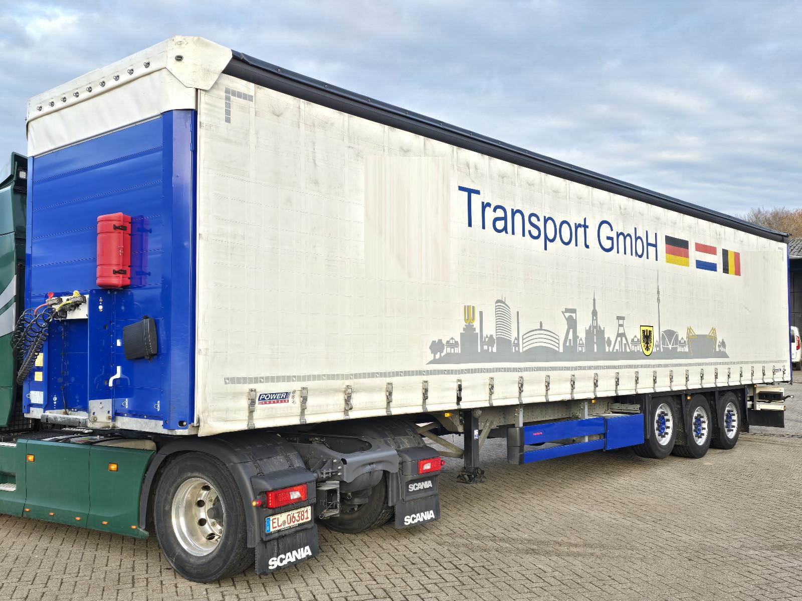 Schmitz Cargobull SCS 24/L - 13.62 EB PowerCurtain Liftachse