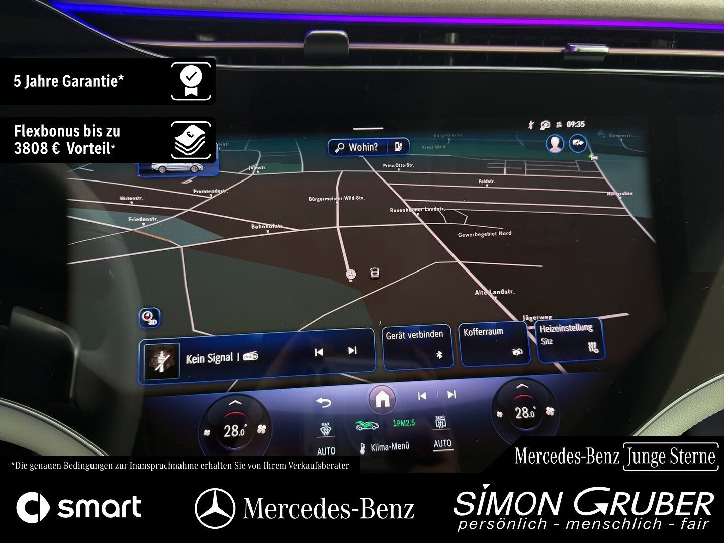 Fahrzeugabbildung Mercedes-Benz EQS 450+ AMG Pano Hyper HUD HAL Massage Sitzklim