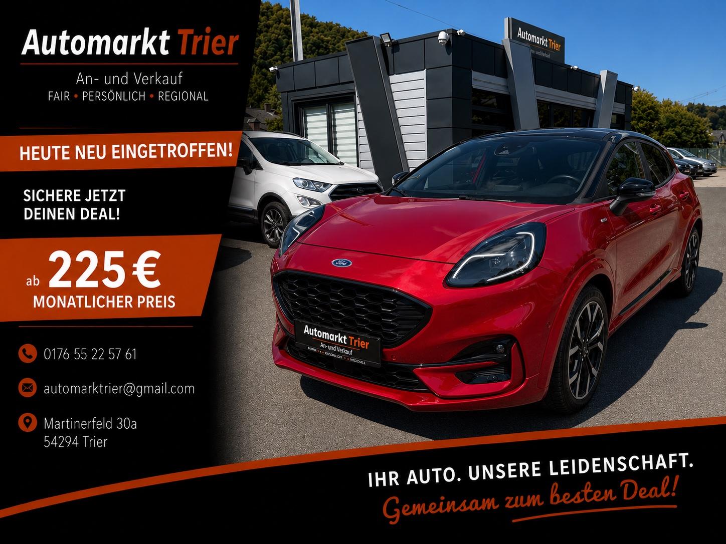 Ford Puma ST-Line X! TÜV NEU! Spurhalteassistent!