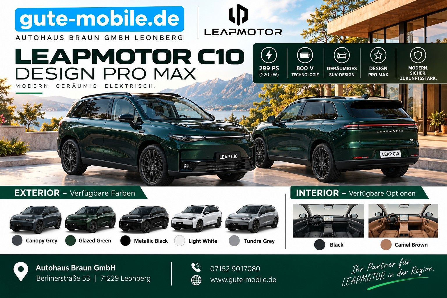 Leapmotor Pro Max 82 kWh 800V Design 299PS MJ27